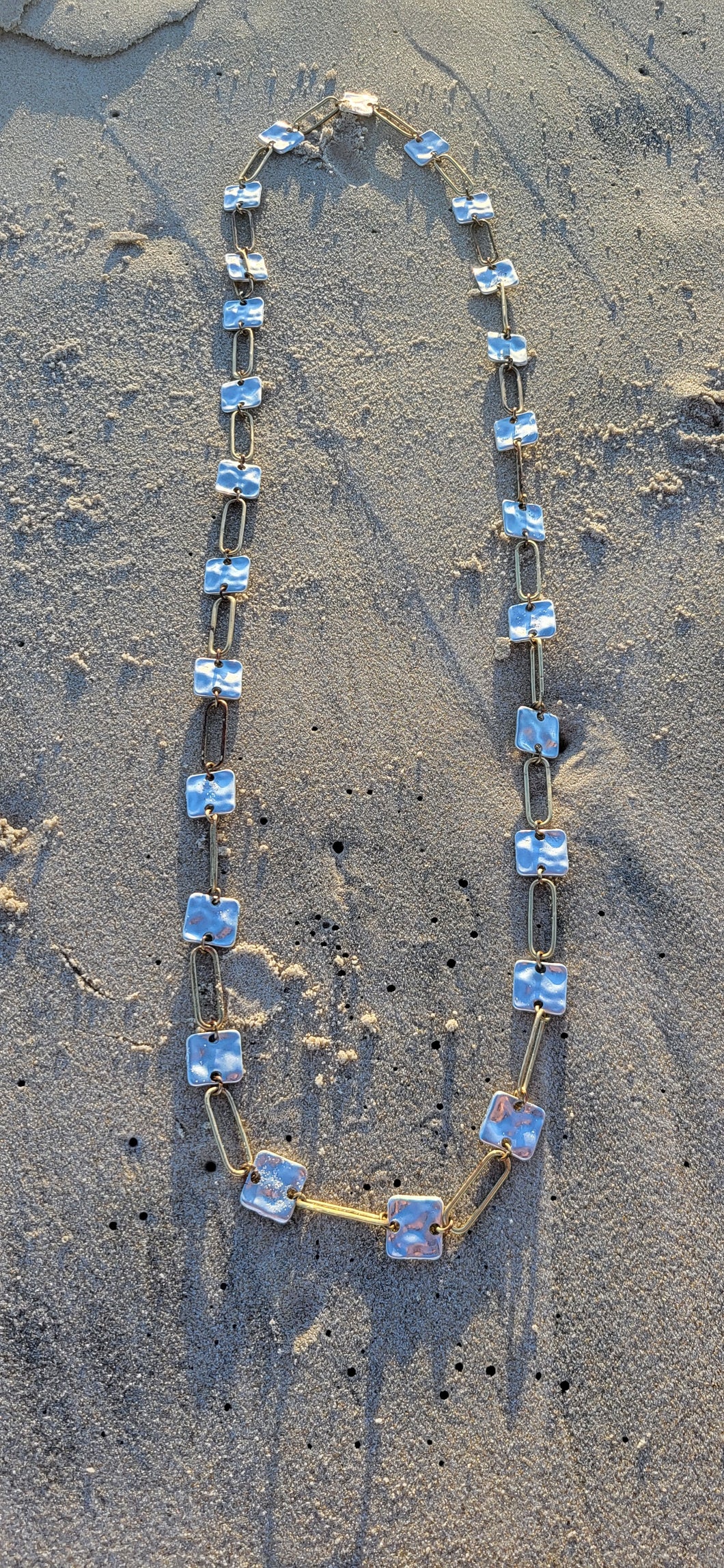 Square links Necklace